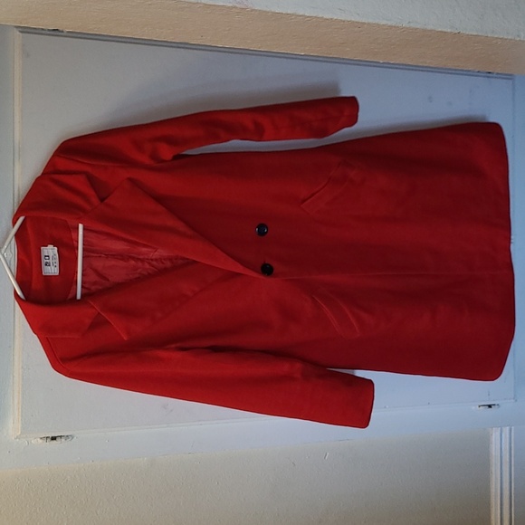 Woman Blazer/ coat - color red/ size M - Picture 1 of 8